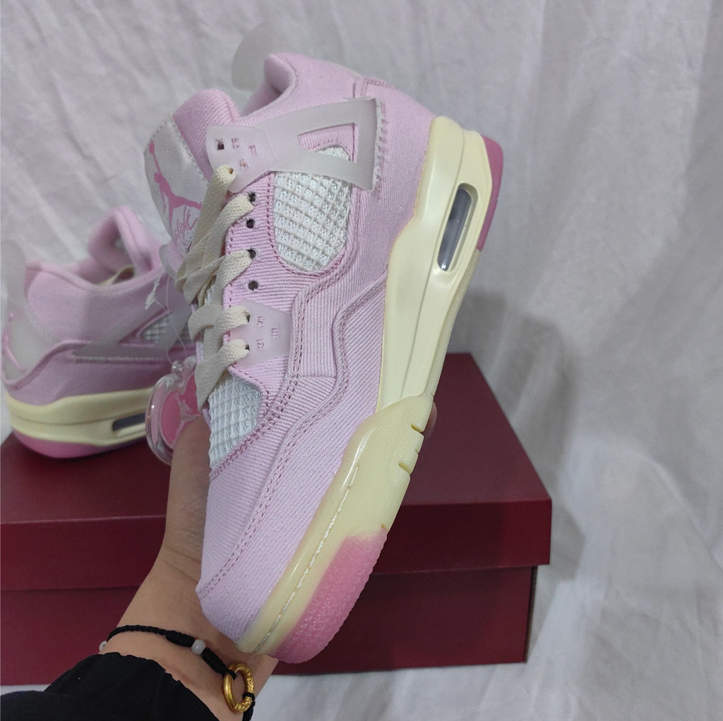 Air Jordan 4 Denim Iced Carmine Shoes Sneakers