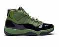 Air Jordan 11 Retro Olive and Black Shoes Sneakers