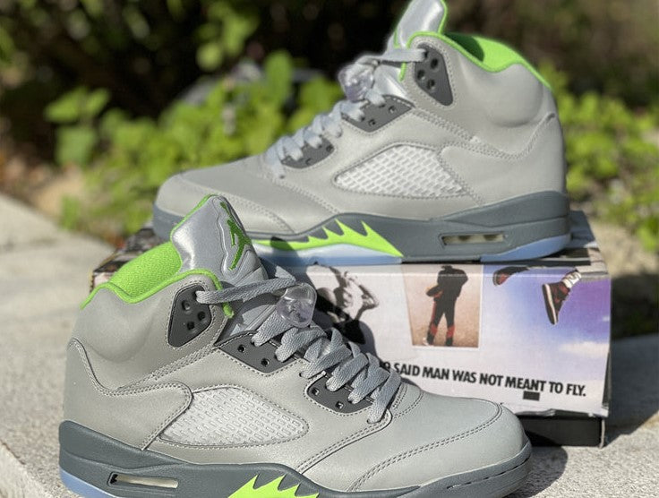 Air Jordan 5 Green Bean Shoes Sneakers