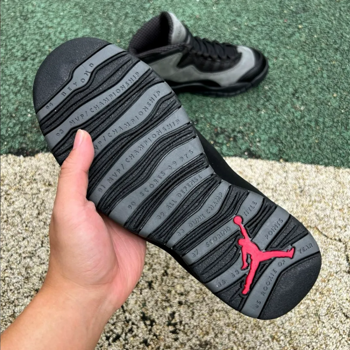 Air Jordan 10 Retro Shadow (1994) Shoes Sneakers