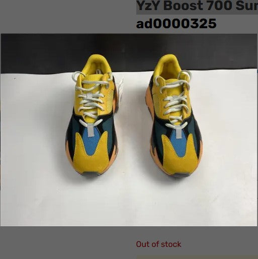 Yeezy Boost 700 Sun Yellow Shoes Sneakers