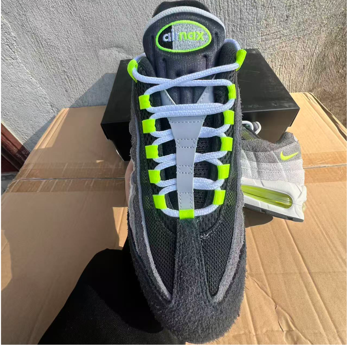 Sergio Lozano x Air Jordan 95 OG ‘Reverse Neon’ Shoes Sneakers