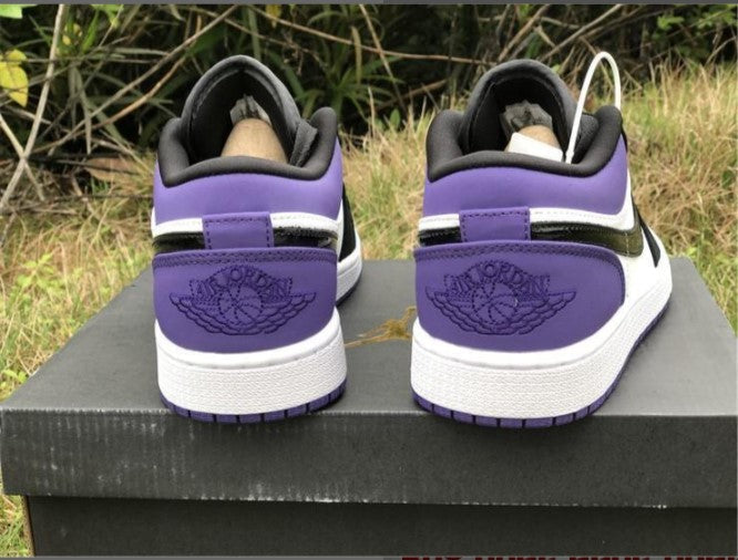 Air Jordan 1 Low Court Purple (GS) Shoes Sneakers