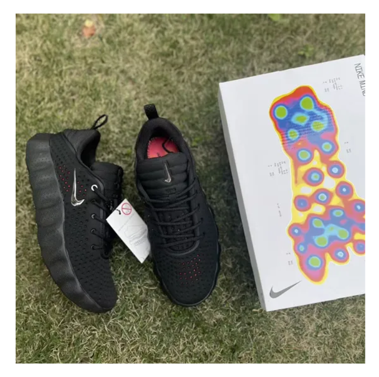 NK Mind 002 Black Hyper Crimson Shoes Sneakers