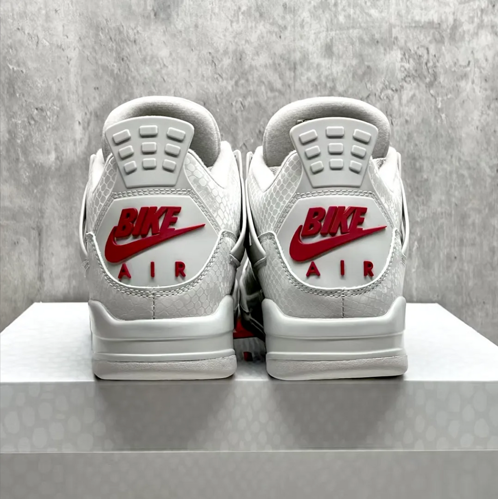 Nigel Sylvester x Air Jordan 4 White Grey Mamba Shoes Sneakers