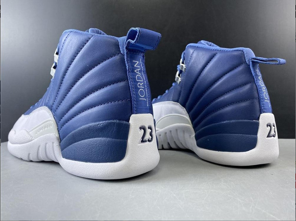 Air Jordan 12 Retro Stone Blue Shoes Sneakers