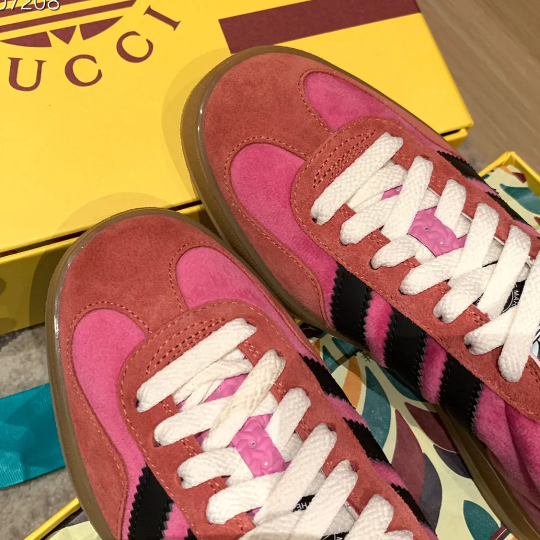 GG x AD Gazelle ‘Pink Rose’ Shoes Sneakers