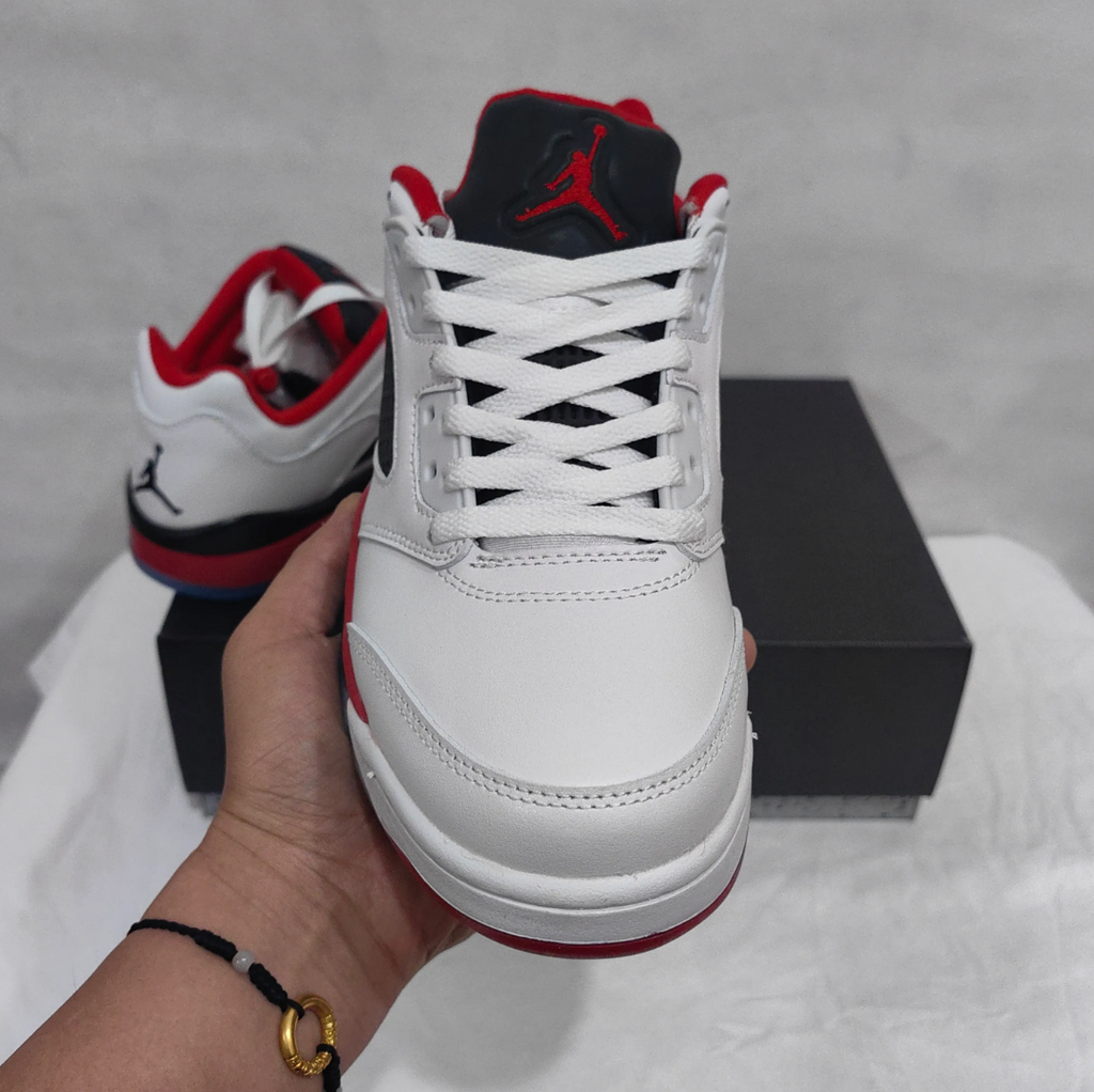 Air Jordan 5 Retro Low Fire Red Shoes Sneakers