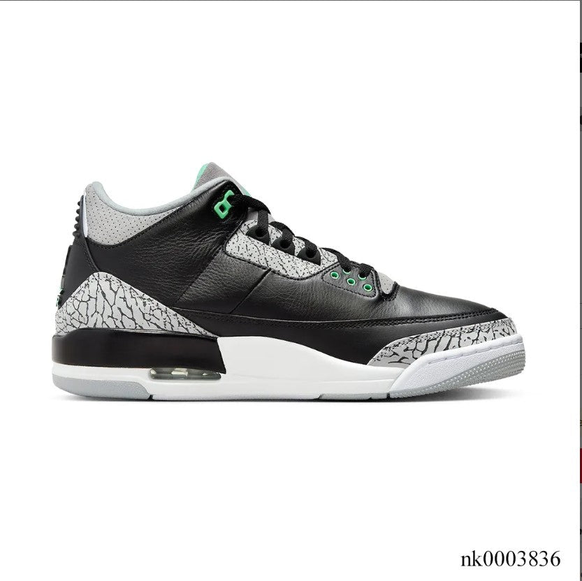 Air Jordan 3 Green Glow Shoes Sneakers