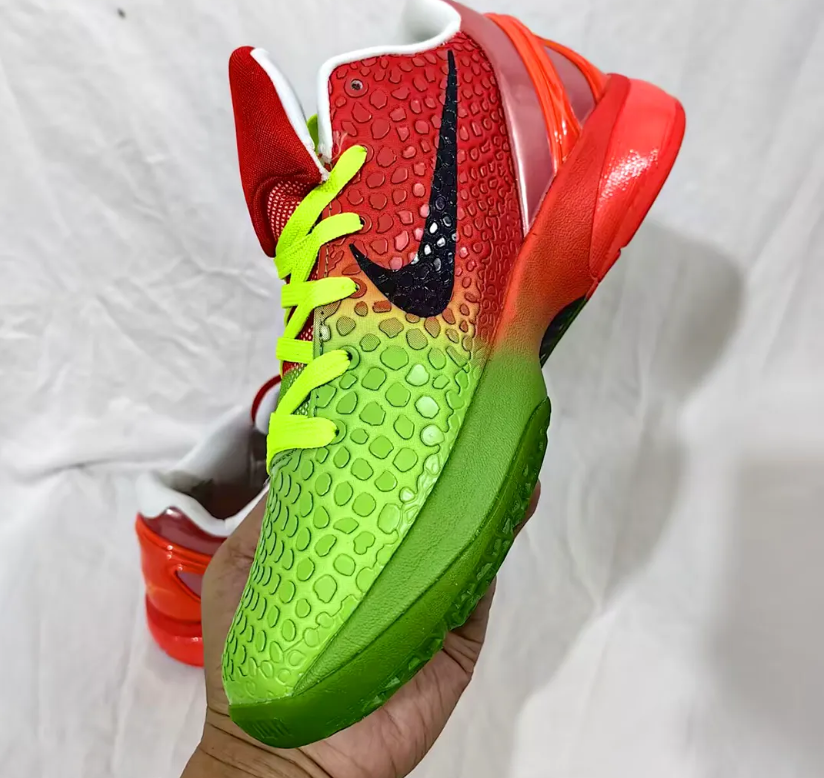 Kobe 6 Protro Grinch Custom Shoes Sneakers