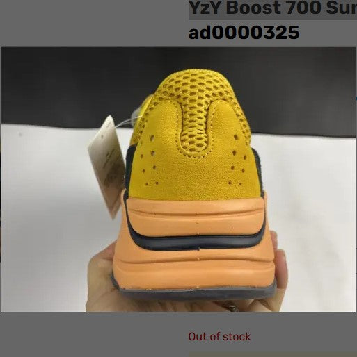Yeezy Boost 700 Sun Yellow Shoes Sneakers