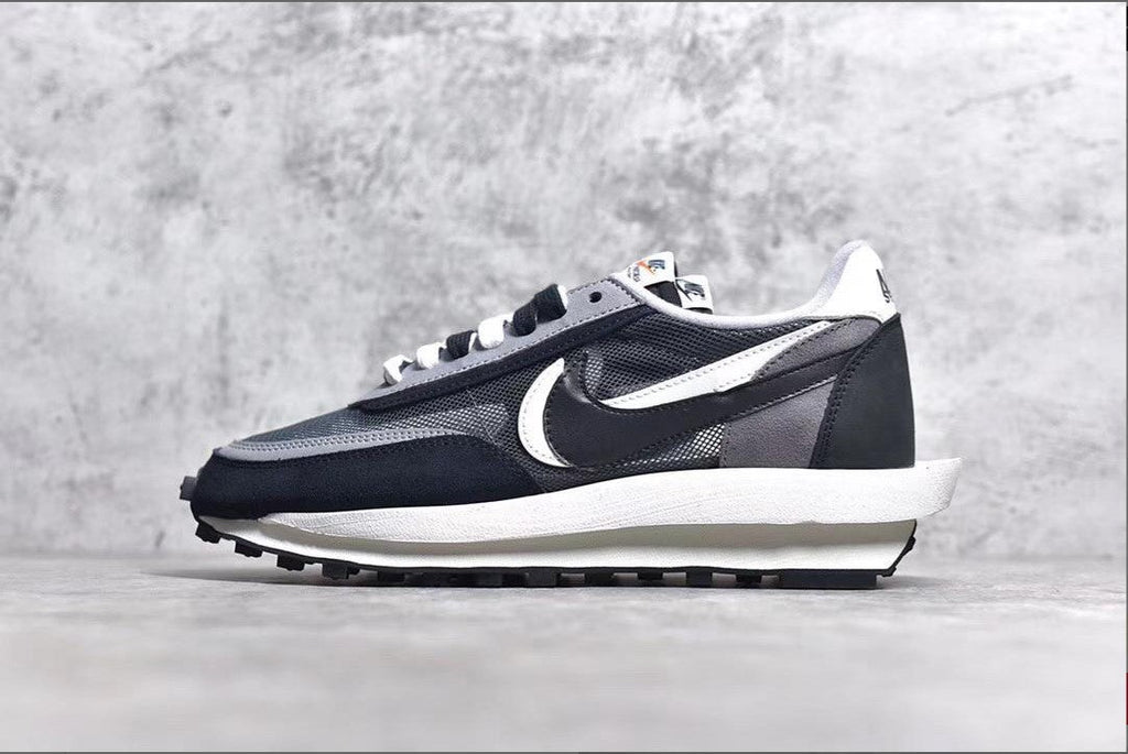 LD Waffle sacai Black Shoes Sneakers