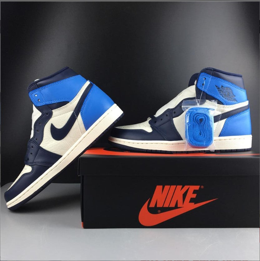 Air Jordan 1 Retro High Obsidian UNC Shoes Sneakers