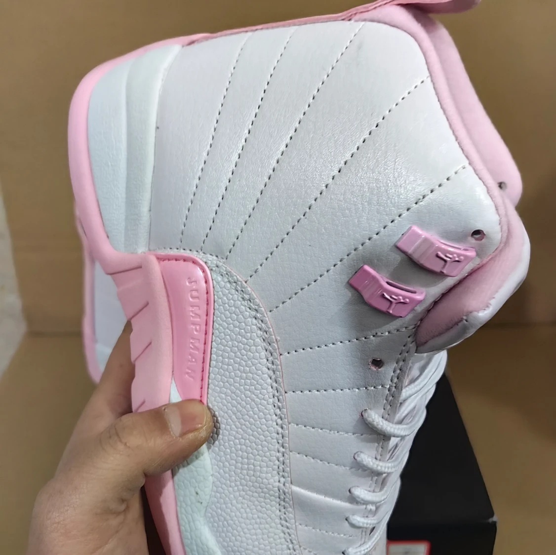 Air Jordan 12 White Pearl Pink Shoes Sneakers