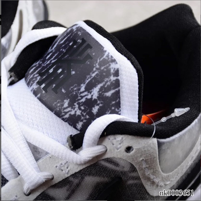 Kyrie 9 White Black Grey Shoes Sneakers