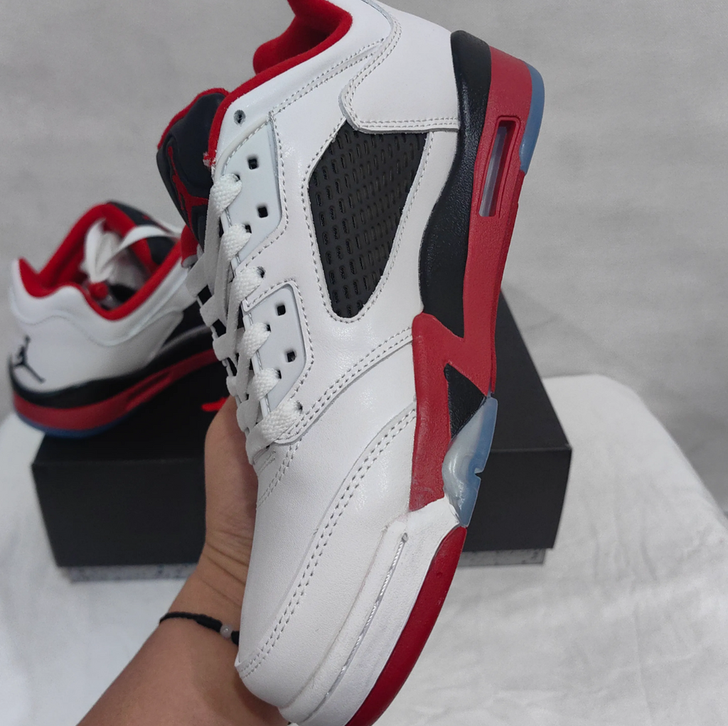 Air Jordan 5 Retro Low Fire Red Shoes Sneakers