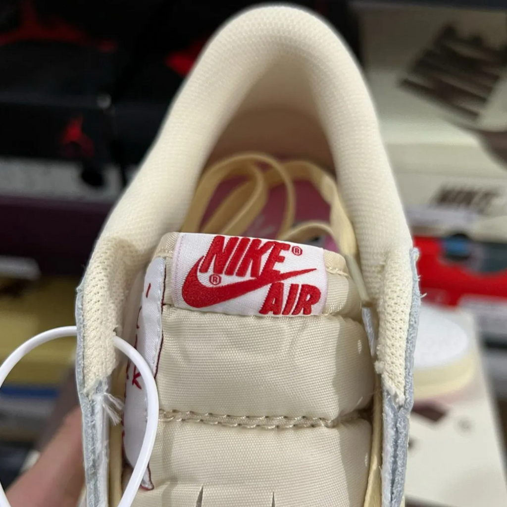 Travis Scott x Air Jordan 1 Low OG Sail Shy Pink Shoes Sneakers