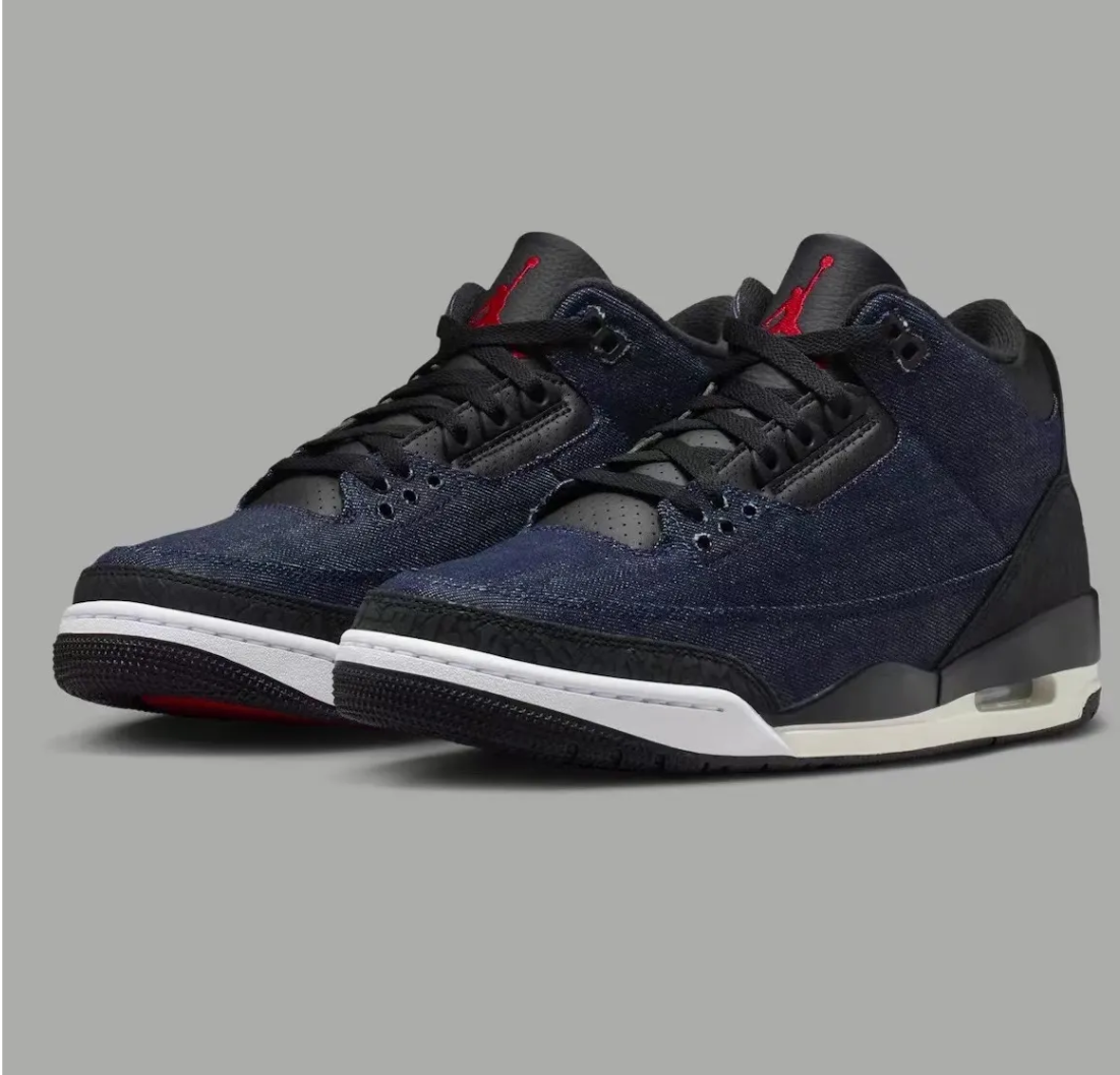 Levi’s x Air Jordan 3 Indigo Shoes Sneakers