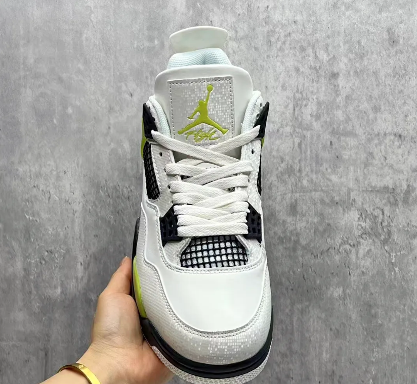Air Jordan 4 Light Lemon Twist Shoes Sneakers