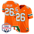 Sean Taylor Jersey #26 Miami Hurricanes 2026 Fiesta Bowl Florida Orange