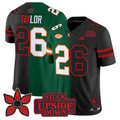 Sean Taylor Jersey #26 Miami Hurricanes Upside Down Edition Stitched Stitched