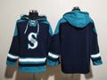 Seattle Kraken Blank Pullover Hoodie