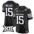 Seneca Wallace Jersey #15 Iowa State Cyclones 2025 Limited Stitched Black