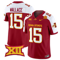 Seneca Wallace Jersey #15 Iowa State Cyclones 2025 Limited Stitched Cardinal Alter