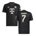 Serge Gnabry #7 Bayern Munich 2025-26 Third Men Jersey – Black