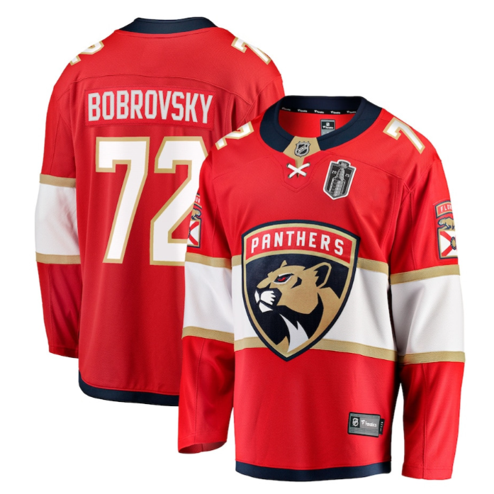 Sergei Bobrovsky 72 Florida Panthers 2025 Breakaway Player Men Jersey