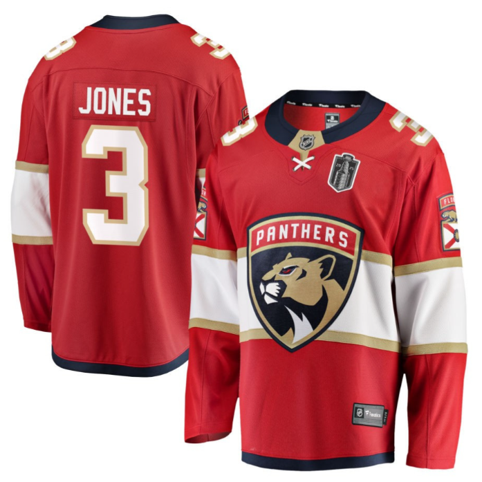 Seth Jones 3 Florida Panthers 2025 Breakaway Player Men Jersey
