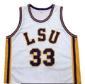 Shaquille O'Neal Jersey #33 Lsu College Basketball White