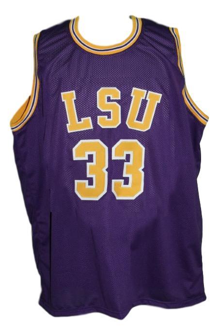 Shaquille O'Neal Jersey #33 Lsu College Basketball Purple