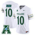 Shaun King Jersey #10 Tulane Green Wave 2025 City Edition Stitched