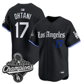 Shohei Ohtani Jersey #17 Los Angeles Dodgers Gothic Edition Premier Stitched