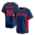 Shohei Ohtani Jersey #16 Japan World Baseball Classic 2026 Roster Stitched