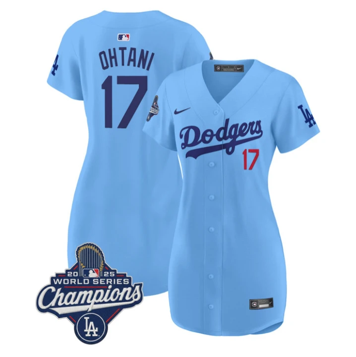 Shohei Ohtani Jersey #17 Dodgers 2025 World Series Champions Dress Stitched
