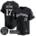 Shohei Ohtani Jersey #17 Dodgers Mexico 2025 LA Gothic Style Patch Vapor Limited Stitched