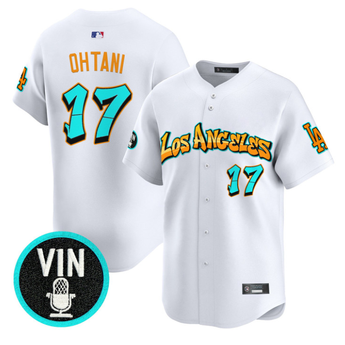 Shohei Ohtani Jersey #17 Los Angeles Dodgers Graffiti Street Style Edition