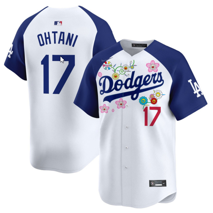 Shohei Ohtani (Kanji) Jersey #17 Dodgers x Takashi Murakami 2025 Vapor Stitched