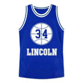 Shuttlesworth Jersey #34 Lincoln High School Ray Allen Basketball Blue