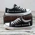 Silver Surfer Low Top Canvas Sport Sneakers Shoes For Men Women Fans