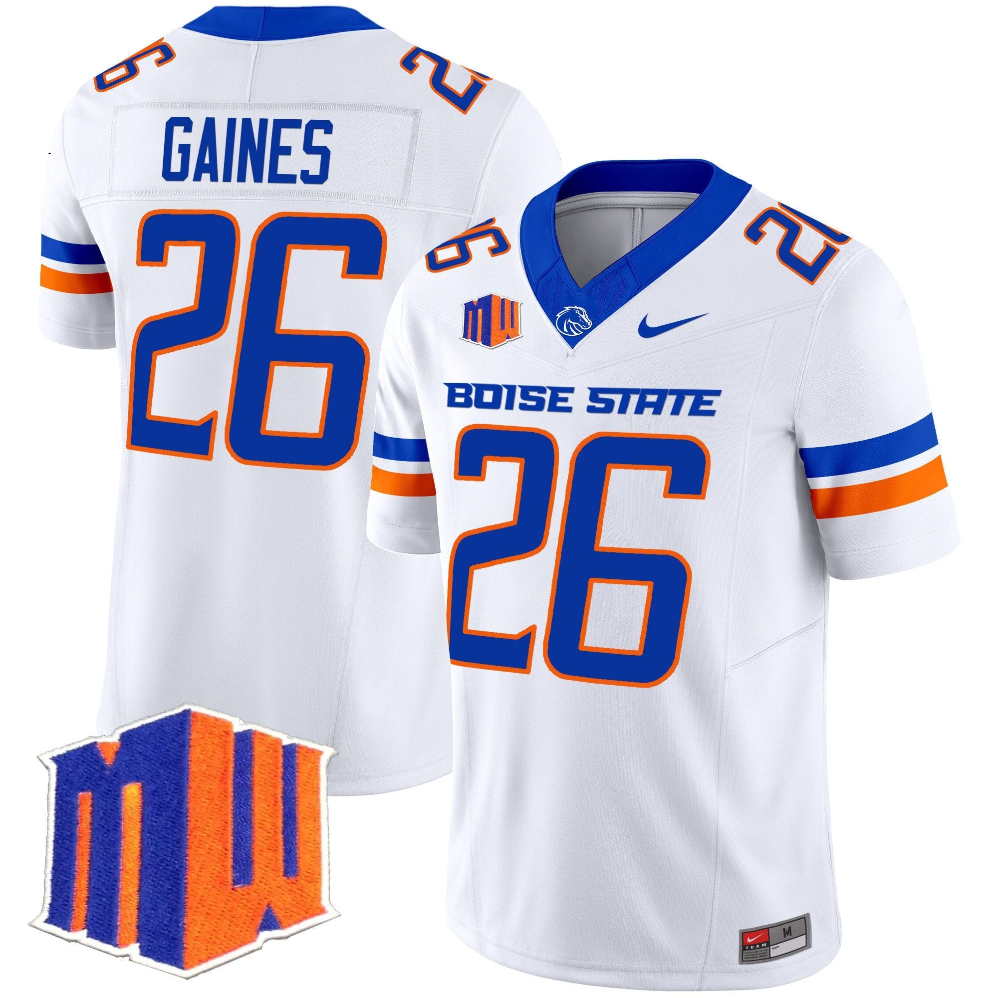 Sire Gaines Jersey #26 Boise State Broncos 2025 Vapor Stitched