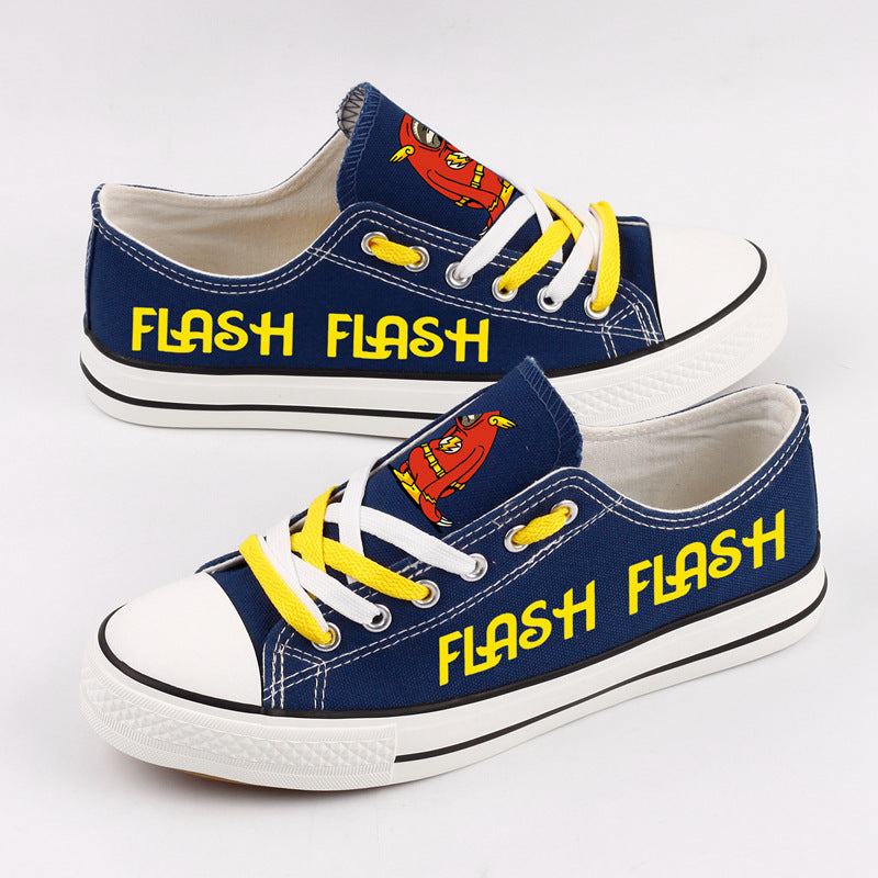 Sloth Flash Low Top Canvas Sport Sneakers Shoes For Men Women Fans