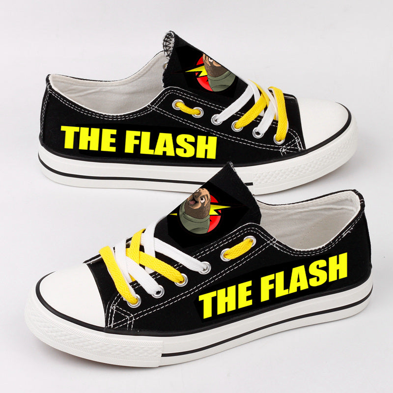 Sloth Flash Low Top Canvas Sport Sneakers Shoes For Men Women Fans