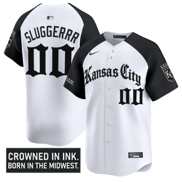 Salvador Perez Jersey #13 Kansas City Royals Gothic Crown Edition Vapor Stitched