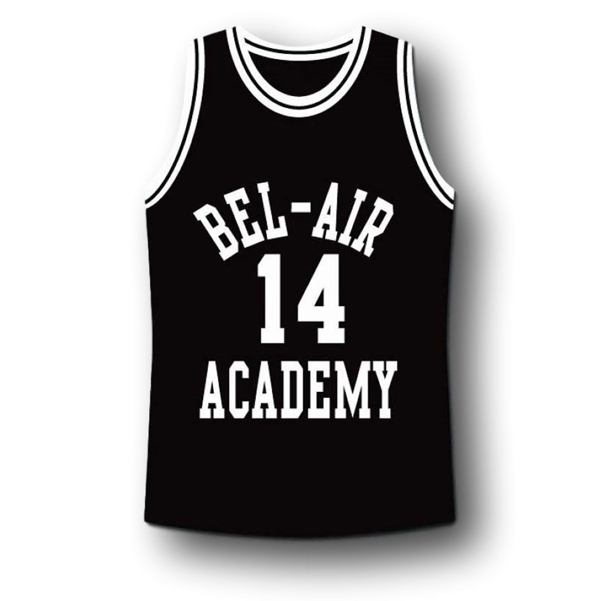 Smith Jersey #14 Bel-Air Academy Basketball Black (Copy)