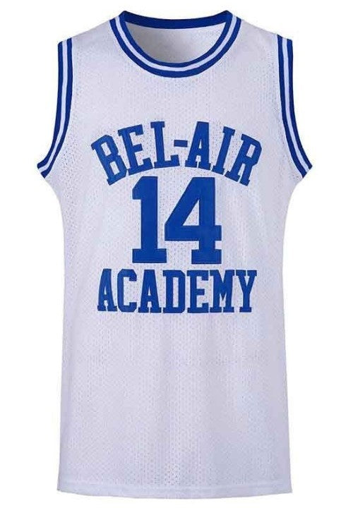 Smith Jersey #14 Bel-Air Academy Basketball Sewn White