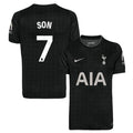 Son Heung-min #7 Tottenham Hotspur 2025-26 Men Away Jersey – Black