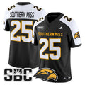 Southern Miss Jersey #25 Southern Miss Golden Eagles 2025 Vapor Limited Stitched
